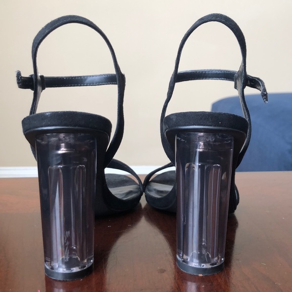 Zara Basic Acrylic High Heels Sandal - Picture 2 of 3